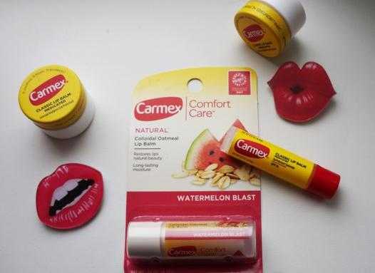 Carmex набор бальзамов для губ classic, pomegranate