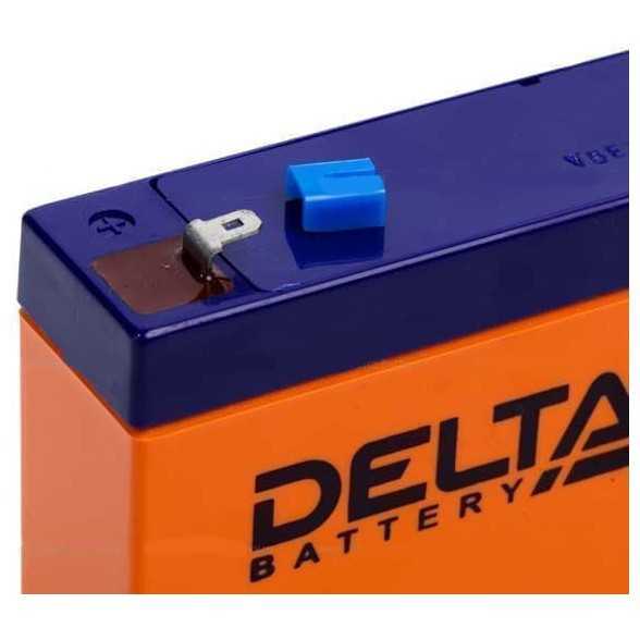 Аккумуляторная батарея delta dtm 12022 (12v / 2.2ah)