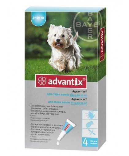 Адвантикс (bayer) капли на холку для собак более 25 кг (4 пипетки) в городе ростов-на-дону