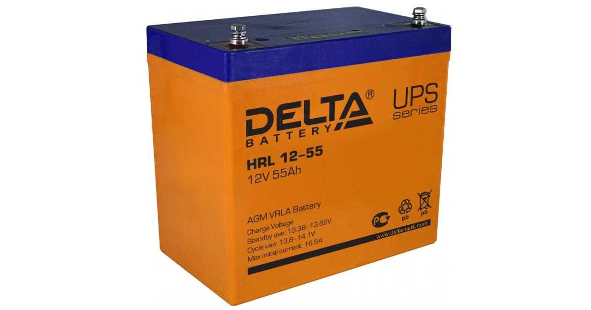 Аккумуляторная батарея delta hr 12-5 (12v / 5ah)