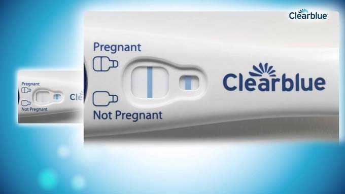 Тест на беременность clearblue