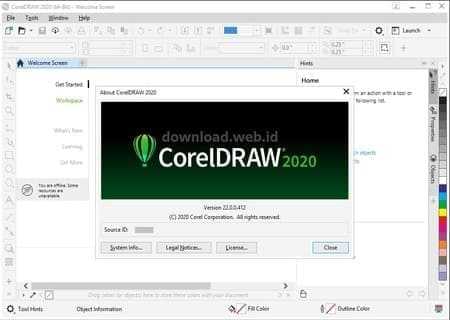 Coreldraw graphics suite 2020 22.1.1.523 full / lite (2020) pc