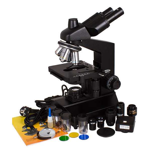 Оптико-цифровой микроскоп обучающий и профессиональный bresser biolux lcd 50-2000x - 2000 крат (фотос)