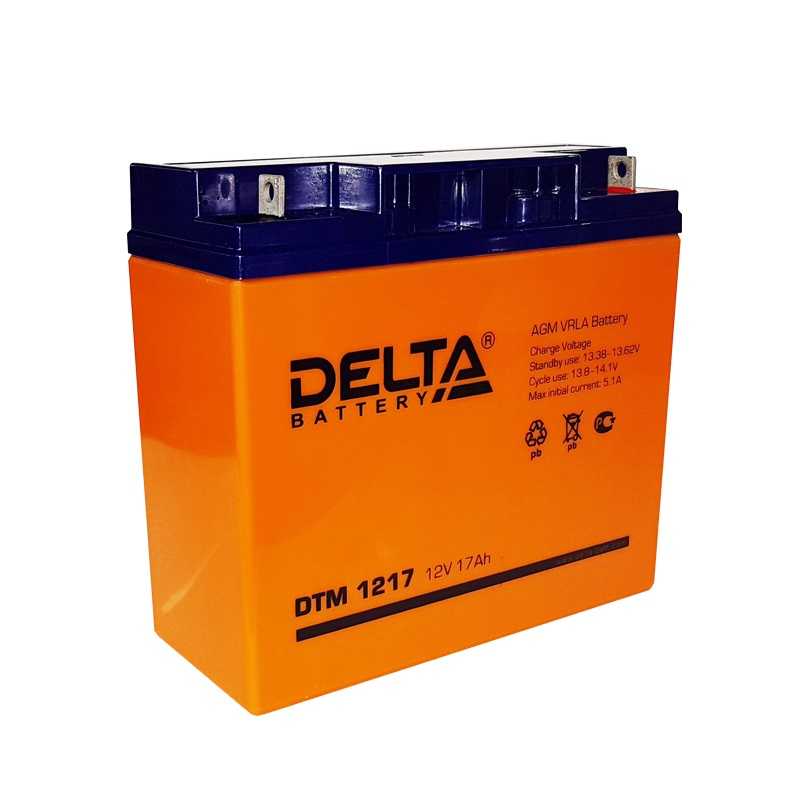 Аккумуляторная батарея delta dt 1207 (12v / 7ah)