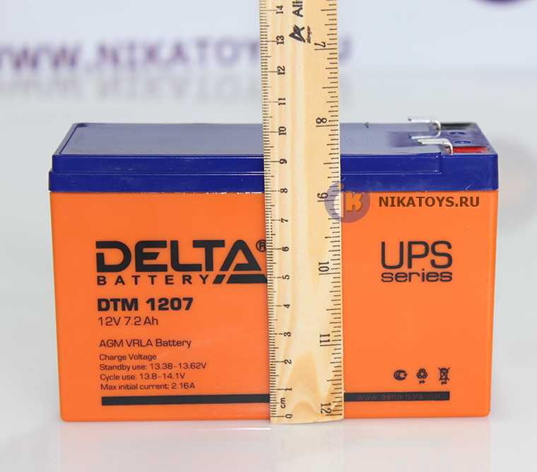 Аккумулятор для ибп 12v 7.2ah delta dtm 1207 — купить в городе пенза